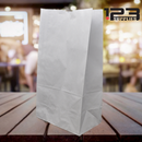 PLAIN PAPER BAGS - WHITE 12LB (500)
