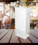 PLAIN PAPER BAGS - WHITE 10LB (500)