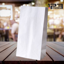 PLAIN PAPER BAGS - WHITE 8 LB (500)
