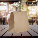PAPER BAGS WITH HANDLES - KRAFT 13 x 7 x 13" (250)