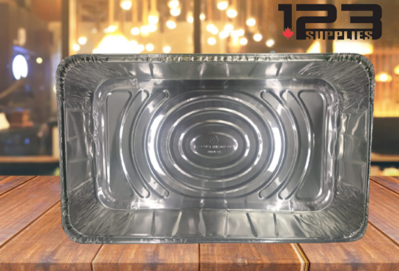 ALUMINUM STEAM TABLE PANS - PACTIV - FULL SIZE - MEDIUM 2.1" (50)