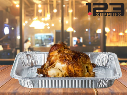ALUMINUM STEAM TABLE PANS - HALF SIZE - SHALLOW 1.6" (100)
