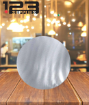 ALUMINUM CONTAINERS ROUND LID - HEAVY CARTON - 8" (500)