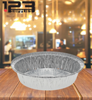 ALUMINUM CONTAINERS ROUND (lid sold separately) - 7" HEAVY - (500)