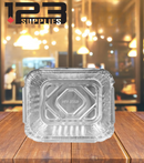 ALUMINUM CONTAINERS RECTANGULAR (lid sold separately) - 1LB (500)