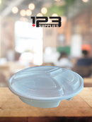 MICROWAVABLE ROUND 48OZ - 3 COMPARTMENT (50)