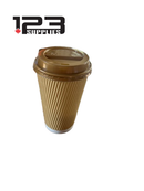 HOT COFFEE CUP GOLD DOME SIP LIDS 10 - 24OZ (1000)