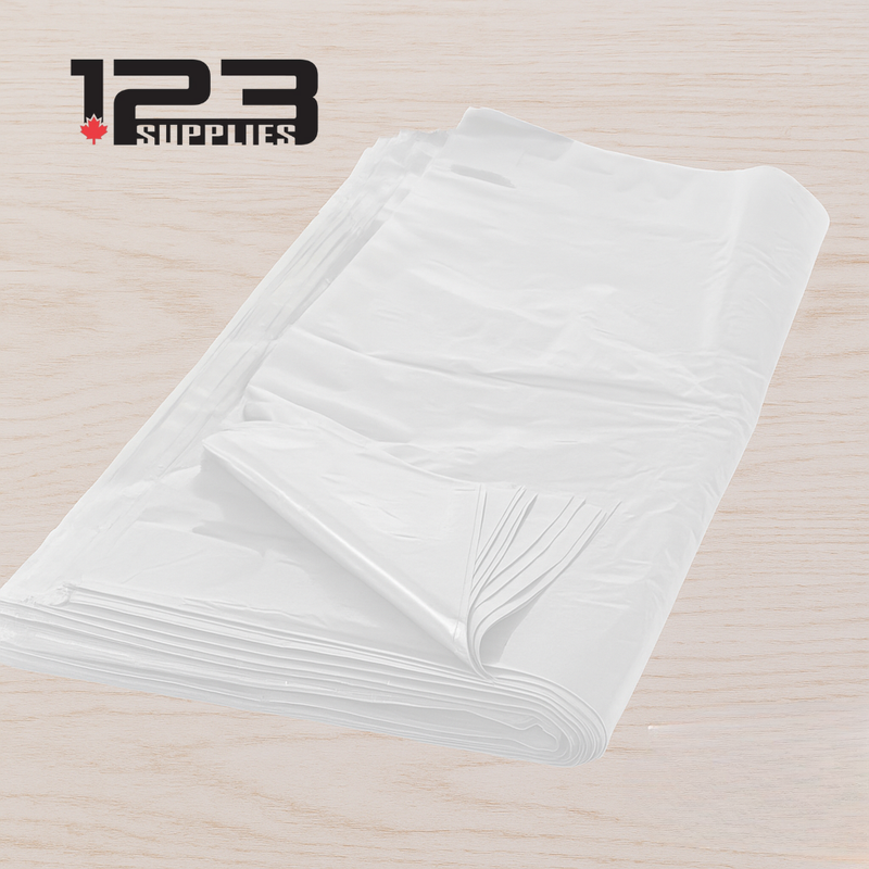 GARBAGE BAG - REGULAR WHITE 22 X 24  (500)