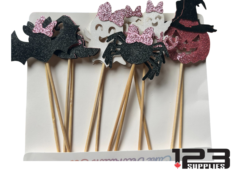 HALLOWEEN CAKE TOPPERS (12 PACK)