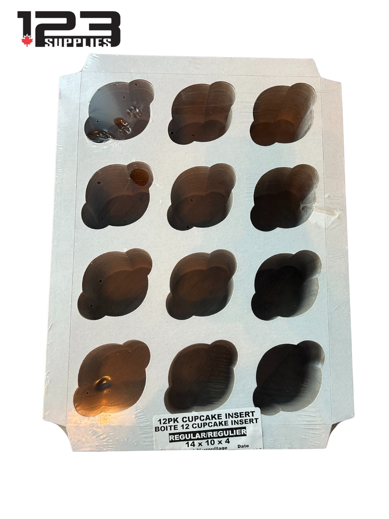 CUPCAKE INSERT 12 PK 14 X 10 X 4 (100)