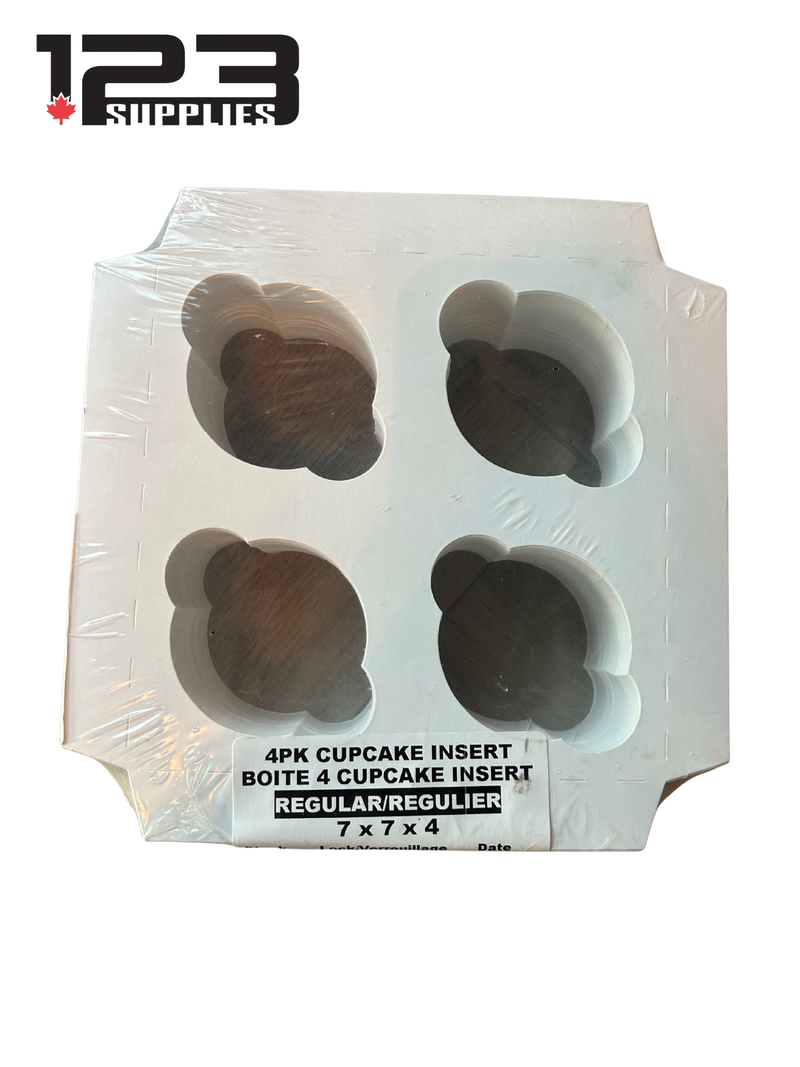 CUPCAKE INSERT 4 PK 7 X 7 X 4 (100)