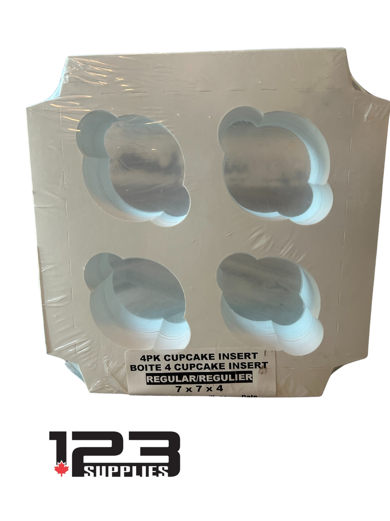 CUPCAKE INSERT 4 PK 7 X 7 X 4 (100)