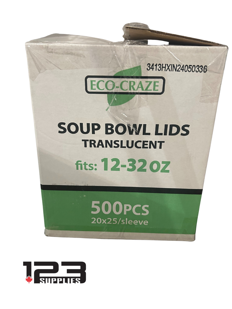 SOUP CONTAINER LIDS ECO FRIENDLY 12OZ - 32OZ (500)