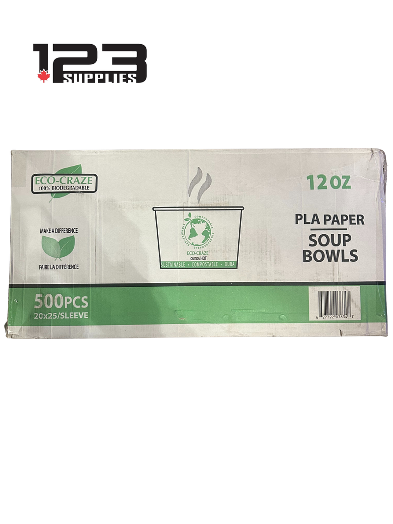SOUP CONTAINER ECO FRIENDLY 12OZ (500)