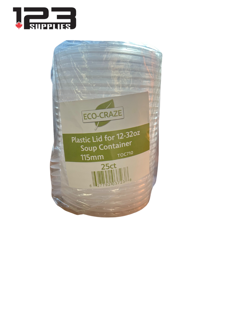 SOUP CONTAINER LIDS ECO FRIENDLY 12OZ - 32OZ (25)