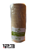 KRAFT SOUP CONTAINER 12OZ (25)