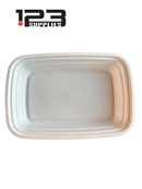 MICROWAVABLE CONTAINER RECTANGULAR 16OZ (50)