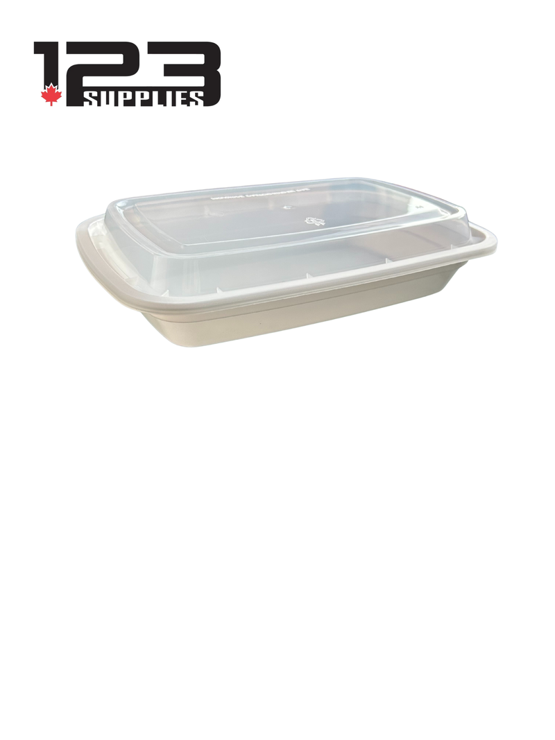MICROWAVABLE CONTAINER RECTANGULAR 16OZ (50)