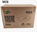 KRAFT PAPER FOOD TRAY 3LB (500)