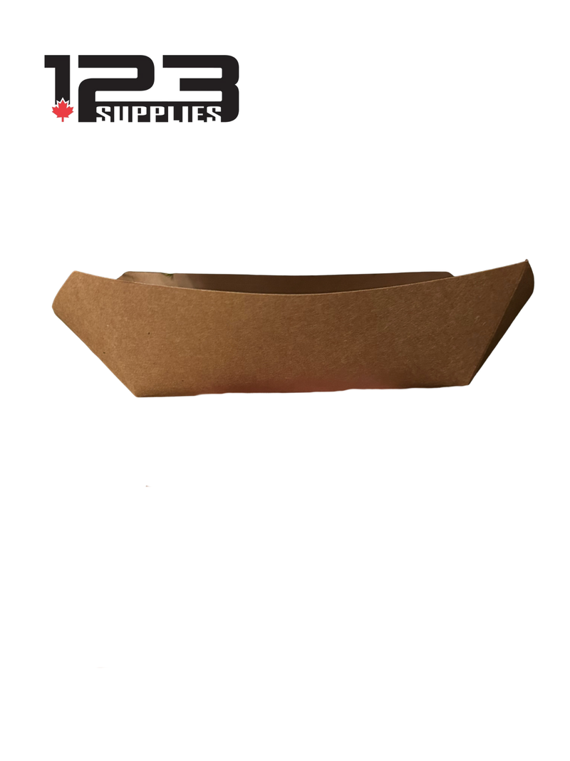 KRAFT PAPER FOOD TRAY 3LB (500)