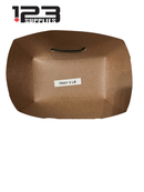 KRAFT PAPER FOOD TRAY 3LB (500)
