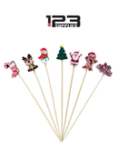 ASSORTED CHRISTMAS SKEWERS (25 PACK)