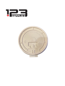 HOT COFFEE CUP WHITE FLAT LID 8OZ (1000)