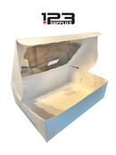 12 CUPCAKE BOX 14 X 10 X 4 WITH WINDOW (100)