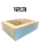 12 CUPCAKE BOX 14 X 10 X 4 WITH WINDOW (100)