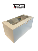 CAKE BOX WITH WINDOW 8 X 4 X 4 (100)