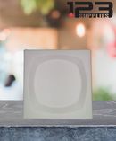 SUGARCANE PLATES SQUARE BIODEGRADABLE - 8" (40)