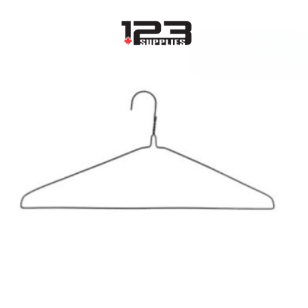 SUIT HANGERS 16" - WHITE (500)