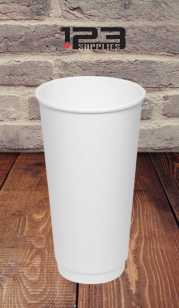 HOT COFFEE CUPS PLAIN 20 OZ (25) - LIDS NOT INCLUDED