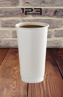 HOT COFFEE CUPS PLAIN 20 OZ (500) - LIDS NOT INCLUDED