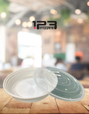 MICROWAVABLE ROUND CONTAINER 9" -48OZ GENERIC (150)