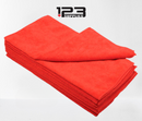 MICROFIBER CLOTHS 16" x 16" RED (25)