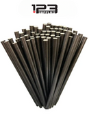 COCKTAIL PAPER STRAWS BLACK 6" (3000)