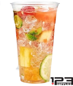 PLASTIC PET CUPS 24 OZ (500)