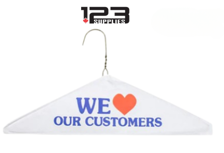 CAPED HANGERS 16" - PRINTED (500)