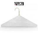 CAPED HANGERS 16" - WHITE (500)