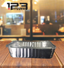 ALUMINUM CONTAINERS RECTANGULAR (lid sold separately) - 2.25 LB (500)
