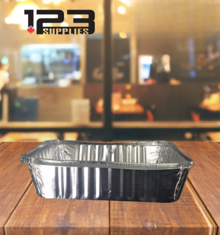 ALUMINUM CONTAINERS RECTANGULAR (lid sold separately) - 2.25 LB (500)