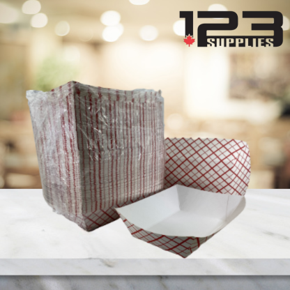 PRINTED FOOD TRAYS 5LB (125)