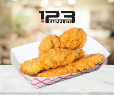 PRINTED FOOD TRAYS 3LB (125)