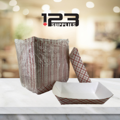 PRINTED FOOD TRAYS 3LB (125)