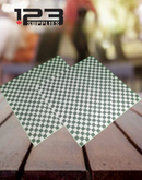 CHECKERED PAPER LINERS WAX COATED -BLACK 14x 14" (1000)