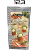 MINI DEEP SQUARE DISHES (20)