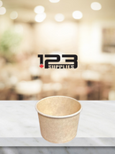 KRAFT PAPER SOUP CONTAINER 4 OZ - LIDS NOT INCLUDED (500)