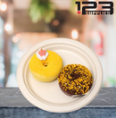 SUGARCANE BIODEGRADABLE PLATES - ROUND 6" (125)