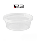 PLASTIC DELI CONTAINER COMBO (with lid) - 8 OZ DYNASTY (240)